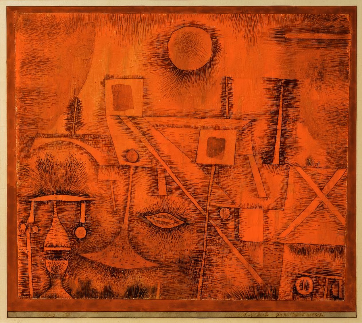 naturskönt-fysionomisk av Paul Klee