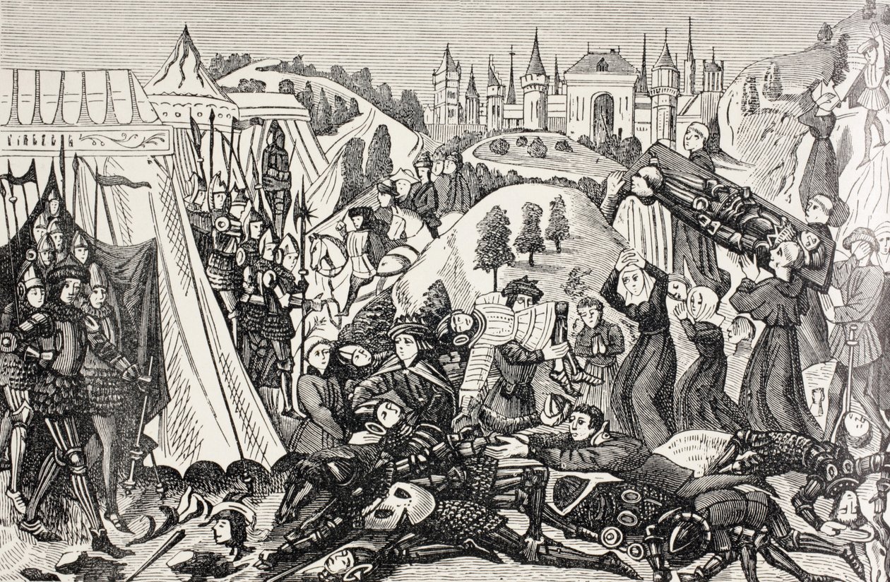 Efter slaget vid Hastings, 14 oktober av Paul Lacroix