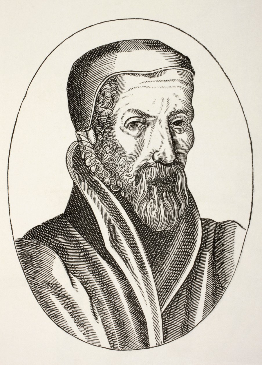 John Knox, ca 1510-1572. Skotsk präst, ledare för den protestantiska reformationen och grundare av det presbyterianska trossamfundet. av Paul Lacroix