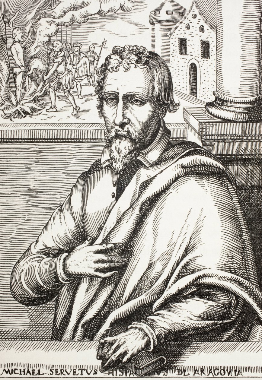 Michael Servetus, även känd som Miguel Servet eller Miguel Serveto av Paul Lacroix