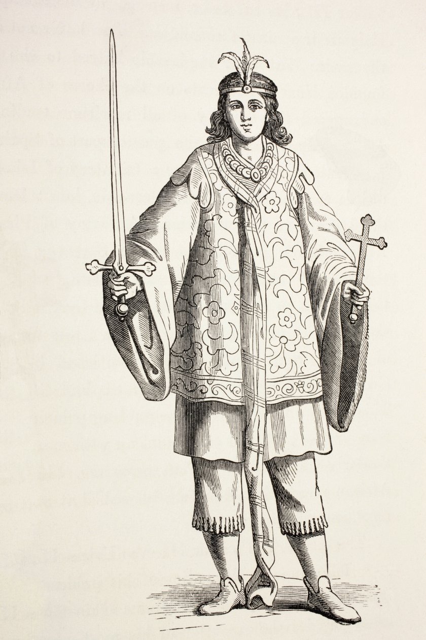 Prester Johns sida. Prester John var också känd som Presbyter Johannes. av Paul Lacroix