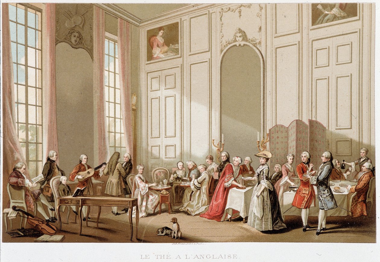 Den engelska stilen, "" 1700-tal - Institutioner: bruk och kostymer, Frankrike 1700-1789" av Paul Lacroix av Paul Lacroix