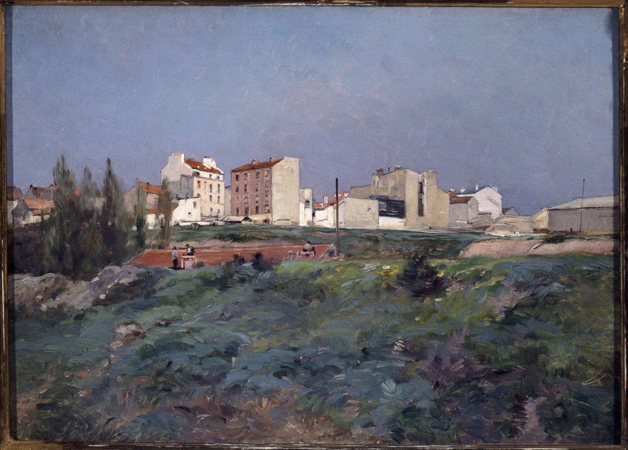Bièvre-dalen, till vänster om rue de Tolbiac av Paul Léon Felix (attr. to) Schmitt