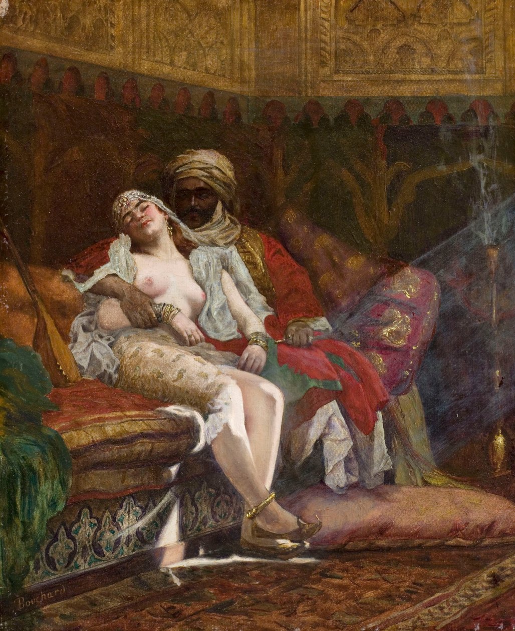 Favoriten (olja på duk) av Paul Louis Bouchard