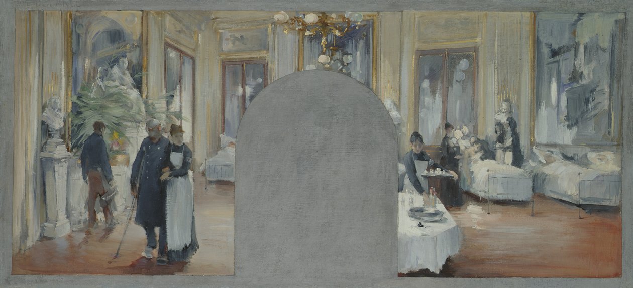 Interiör av Theatre Francais, 1871 av Paul Louis Delance