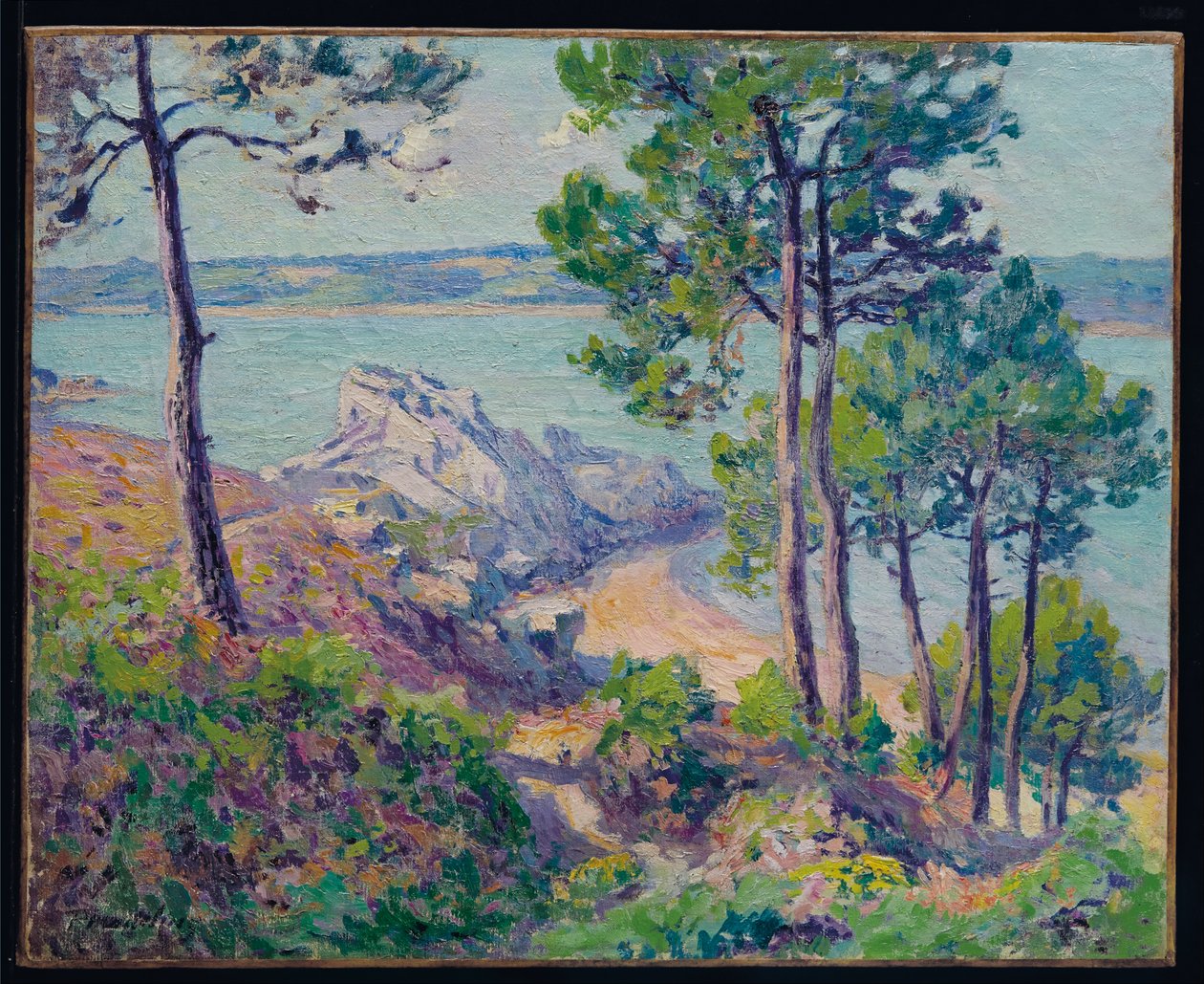 Vid kusten, ca. 1906 (olja på duk) av Paul Madeline