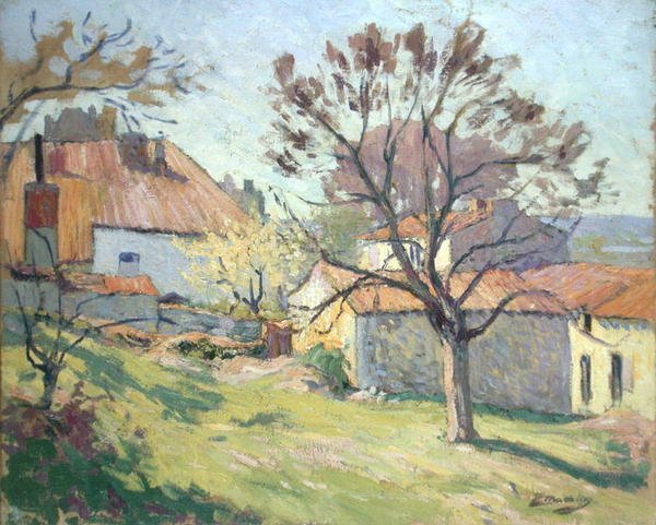 Spring Light, Saintonge (olja på duk) av Paul Madeline