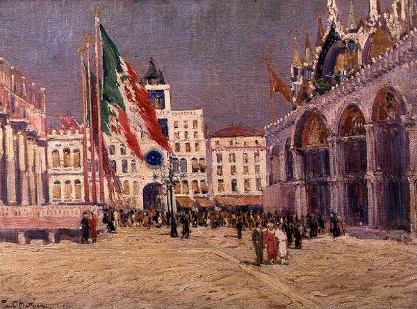 Festival Day, ca 1925 (olja på duk) av Paul Mathieu