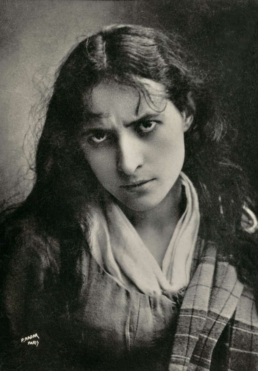 Porträtt av Caroline Segond - Weber (foto) av Paul Nadar