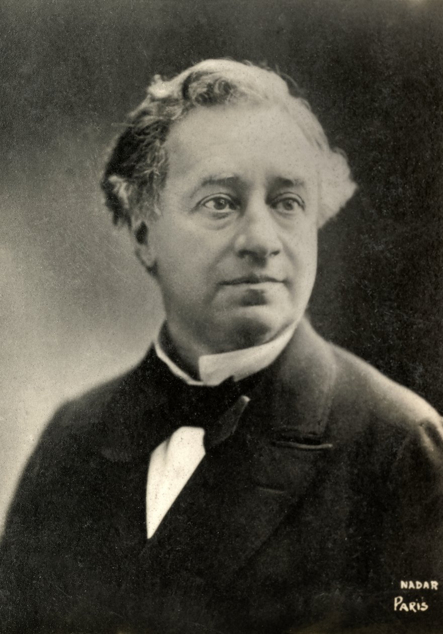 Porträtt av Edmond Got (foto) av Paul Nadar