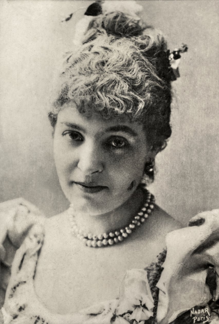 Porträtt av Emilie Mily Meyer (foto) av Paul Nadar