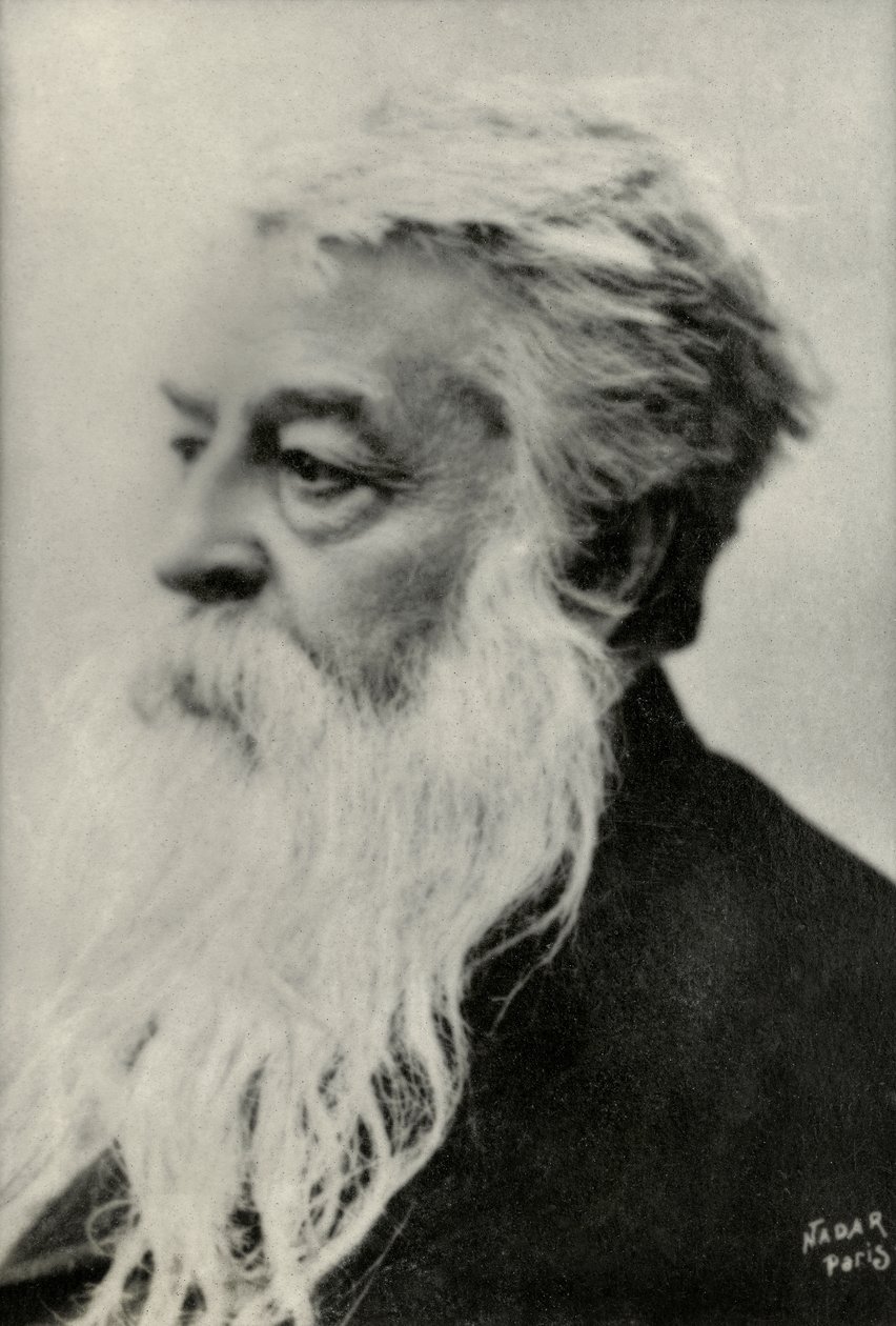 Porträtt av Ernest Messonnier (foto) av Paul Nadar