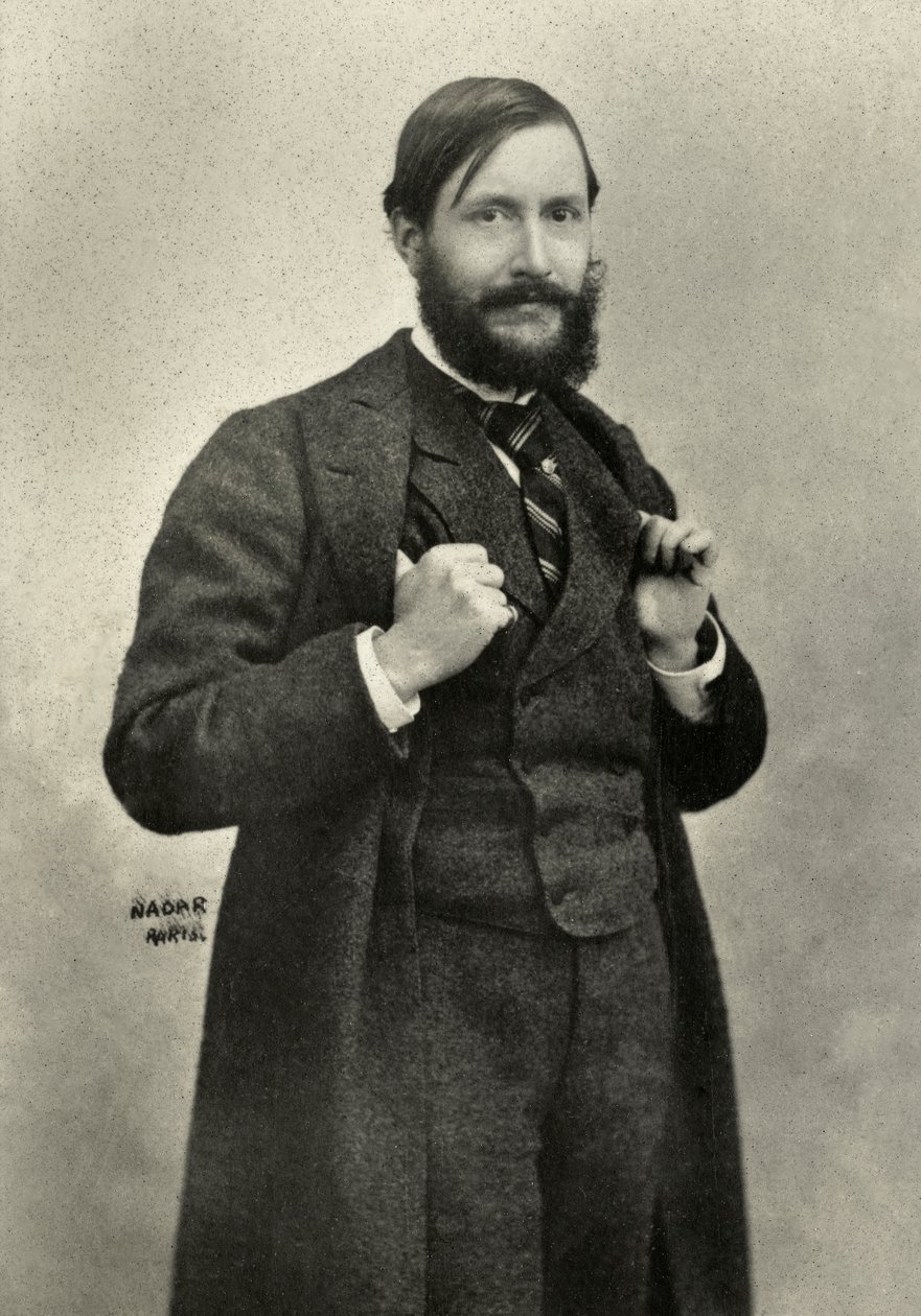 Porträtt av Jean Louis Forain (foto) av Paul Nadar