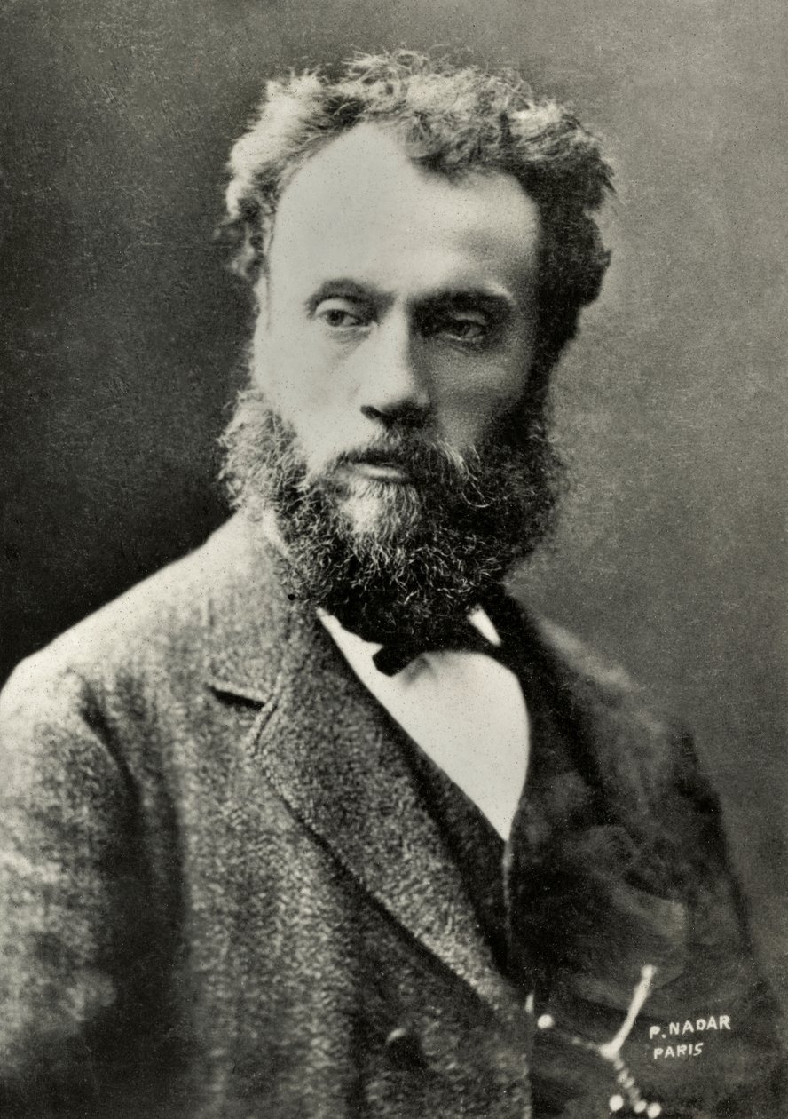 Porträtt av Jean Paul Laurens (foto) av Paul Nadar