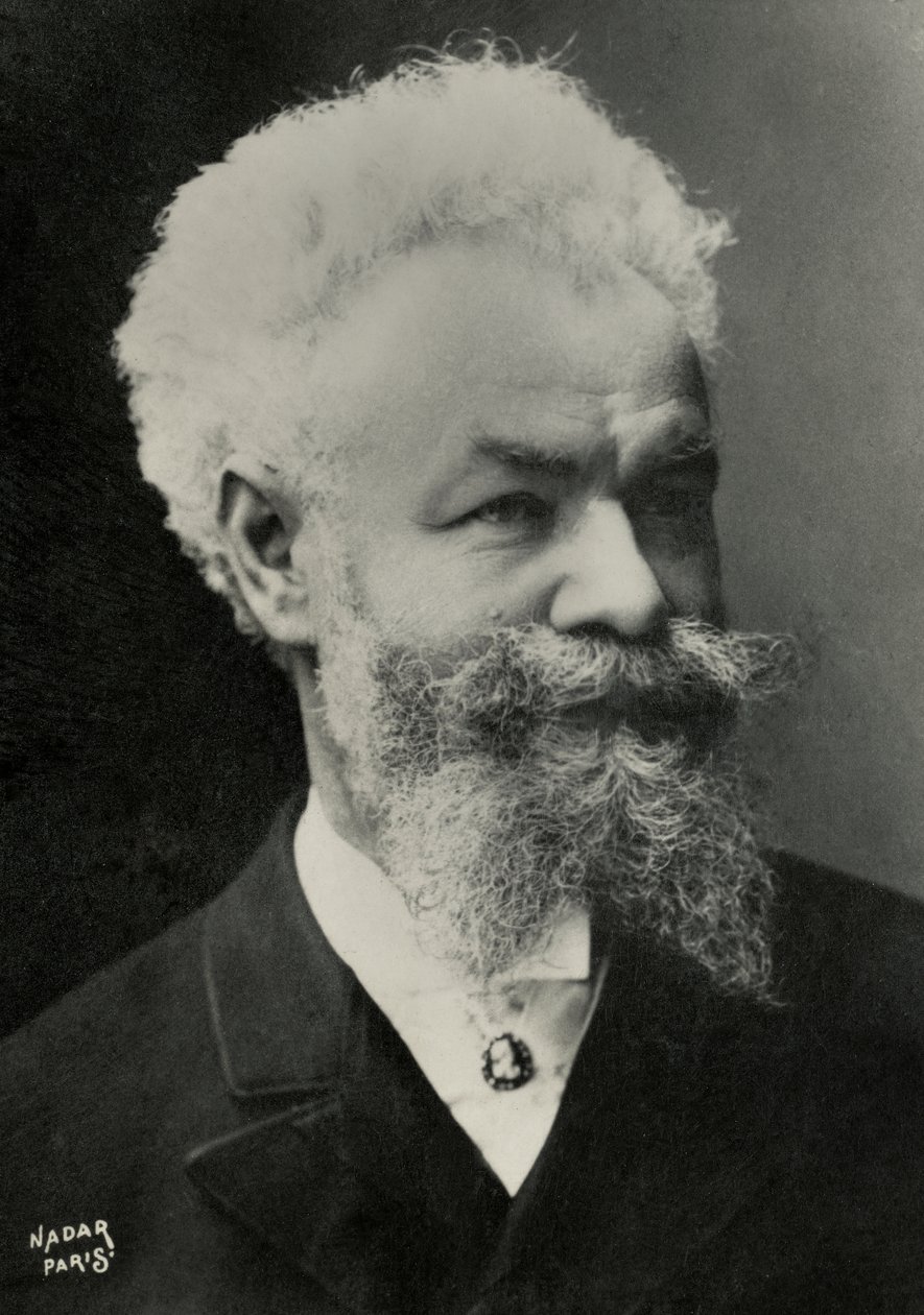Porträtt av Michel Munkaczy (foto) av Paul Nadar