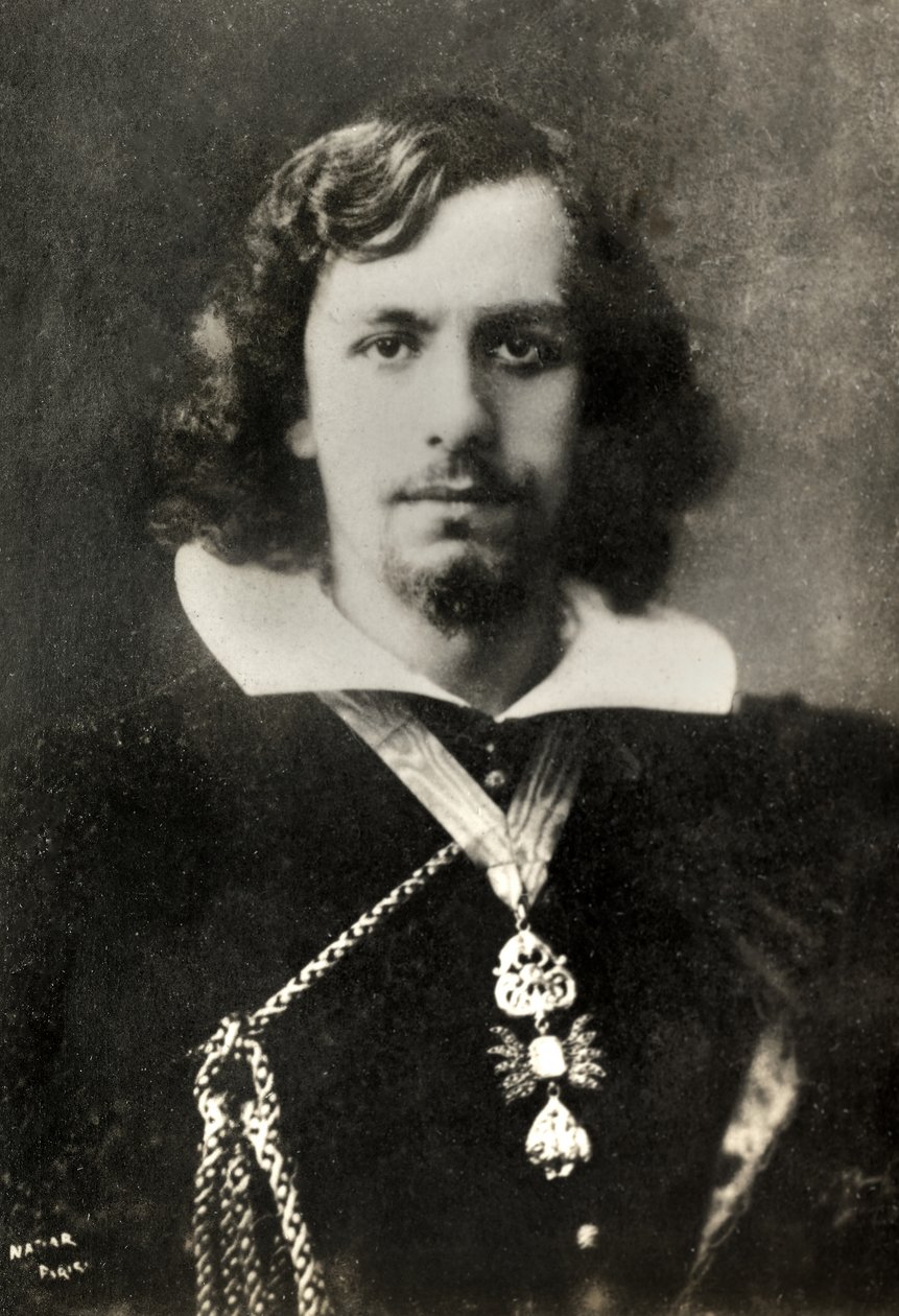 Porträtt av Raphael Albert Lambert (foto) av Paul Nadar