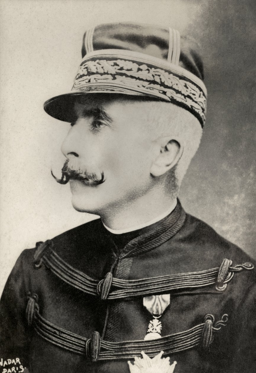 Porträtt av den franske generalen Auguste De Galliffet (foto) av Paul Nadar