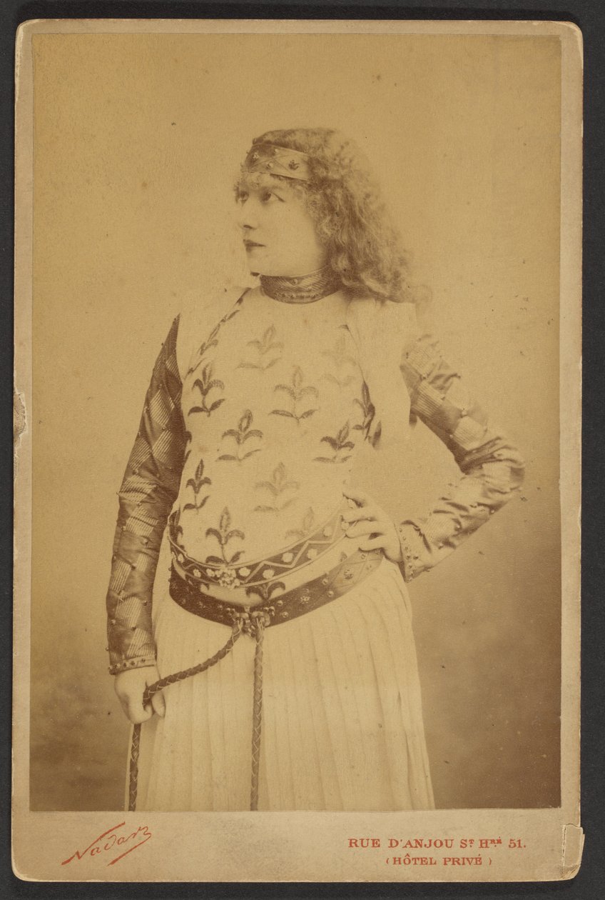 Sarah Bernhardt als Lady Macbeth av Paul Nadar
