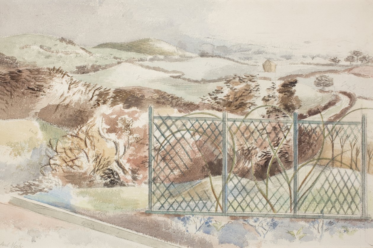 A Private World (fotografi tryckt på Kodak Veribrom halvmatt papper) av Paul Nash