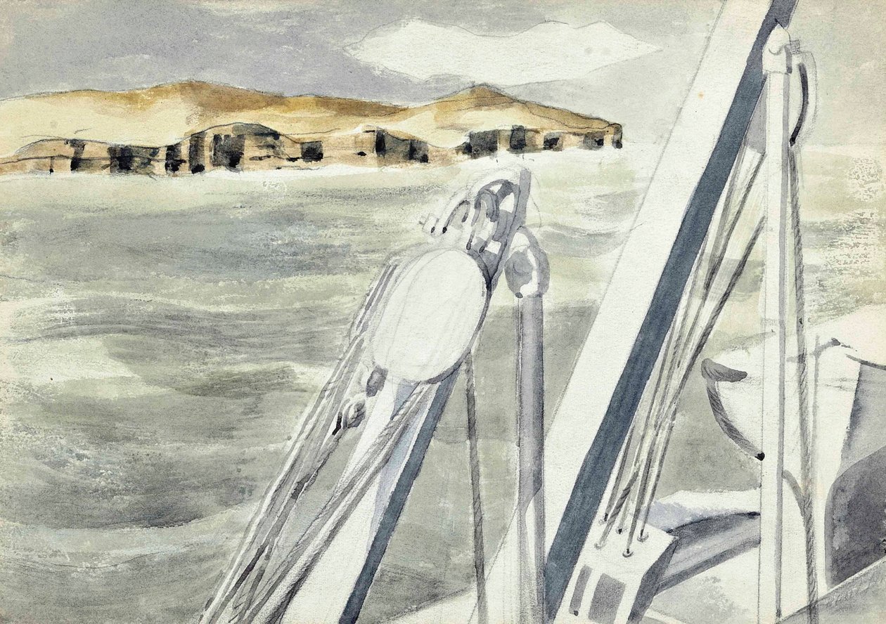 Kusten nära Gibraltar av Paul Nash