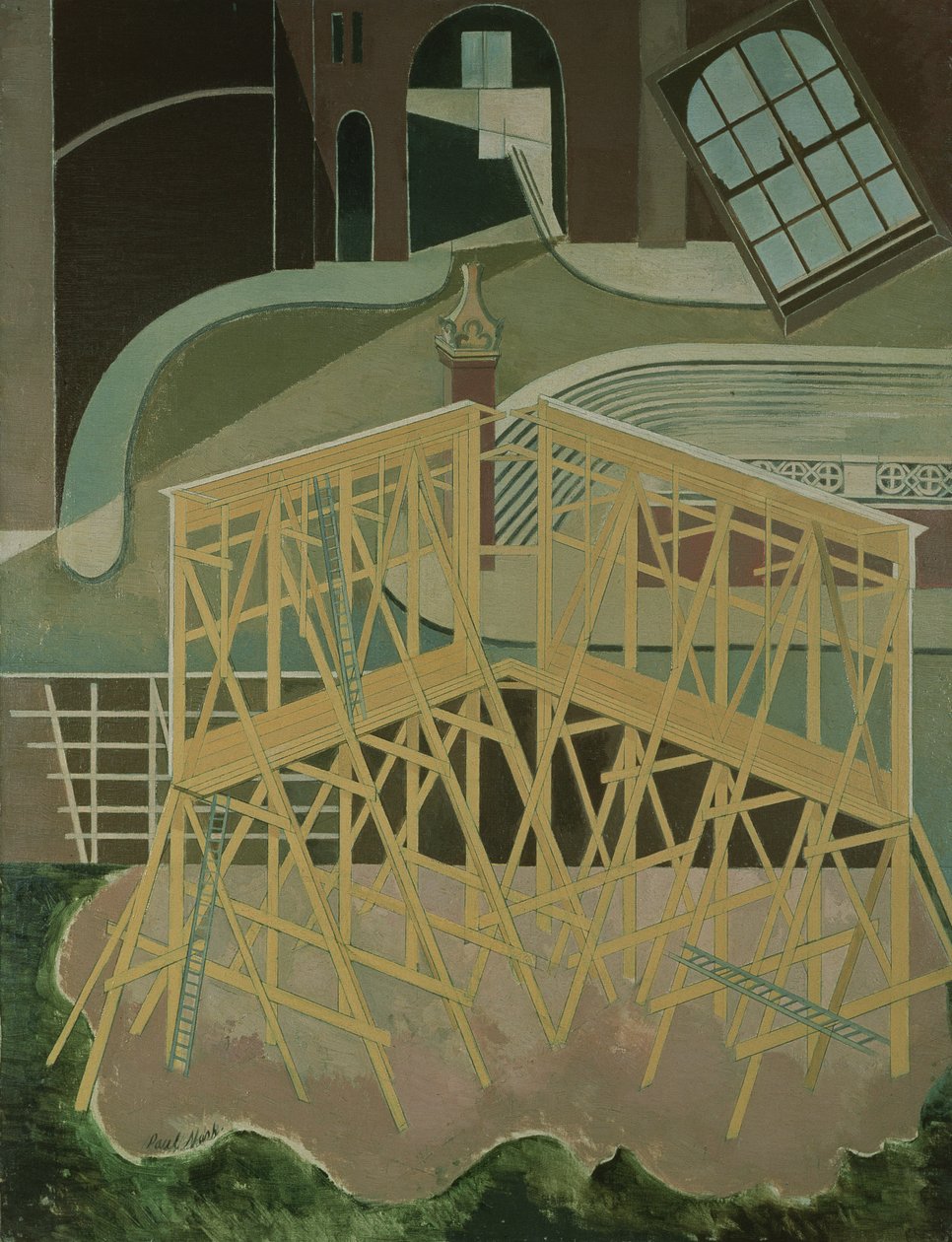 Northern Adventure (olja på duk) av Paul Nash
