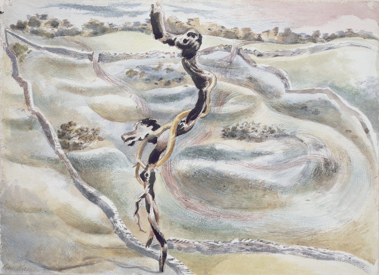 Objekt vid Scarbank av Paul Nash