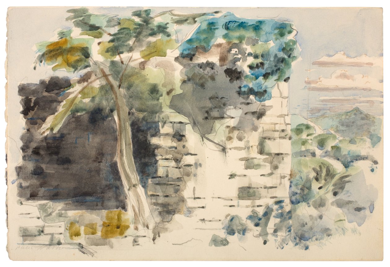 Ruin i Forest of Dean av Paul Nash