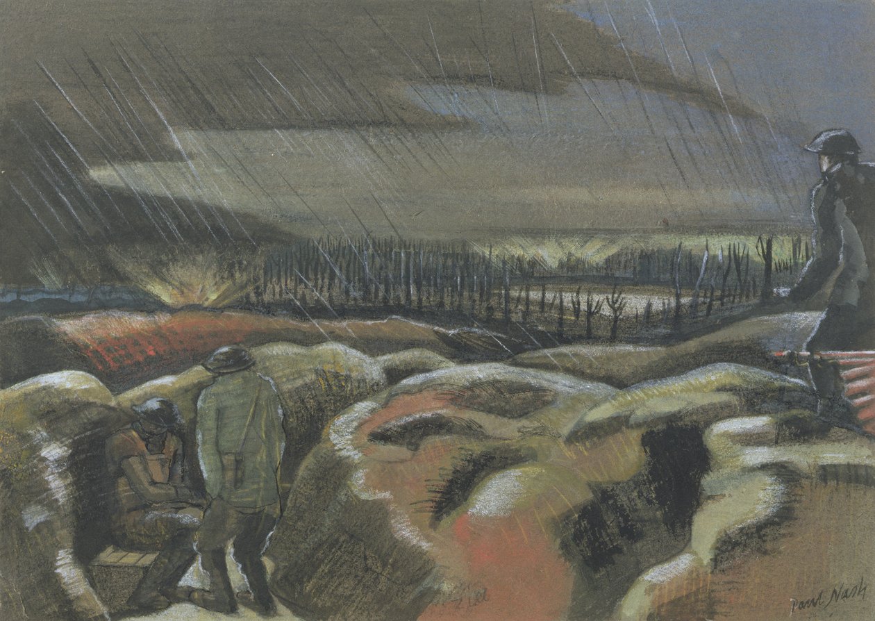 Shellburst, Zillebeke av Paul Nash