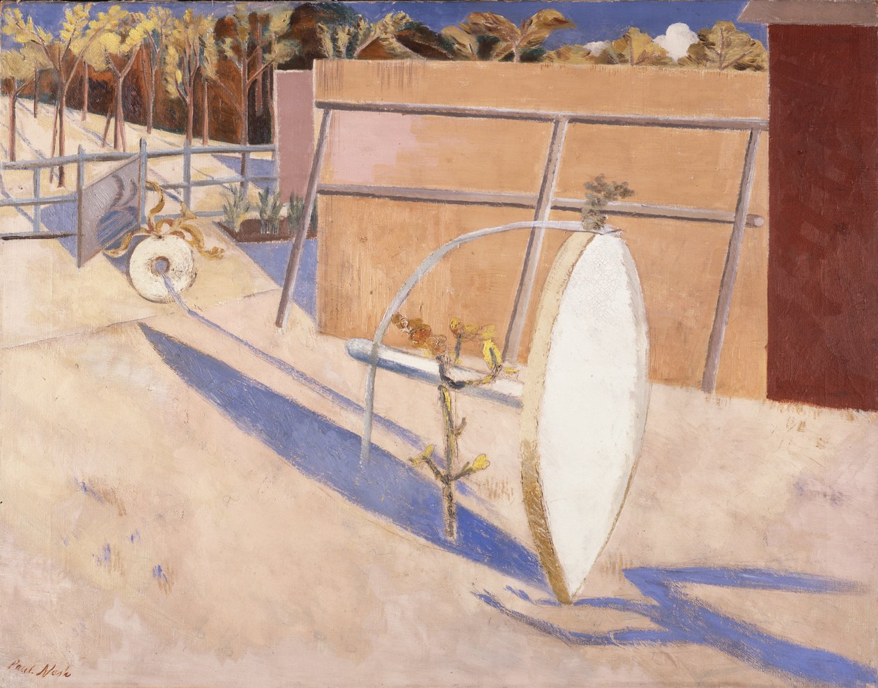 Bågskytten, ca 1930-42 (olja på duk) av Paul Nash