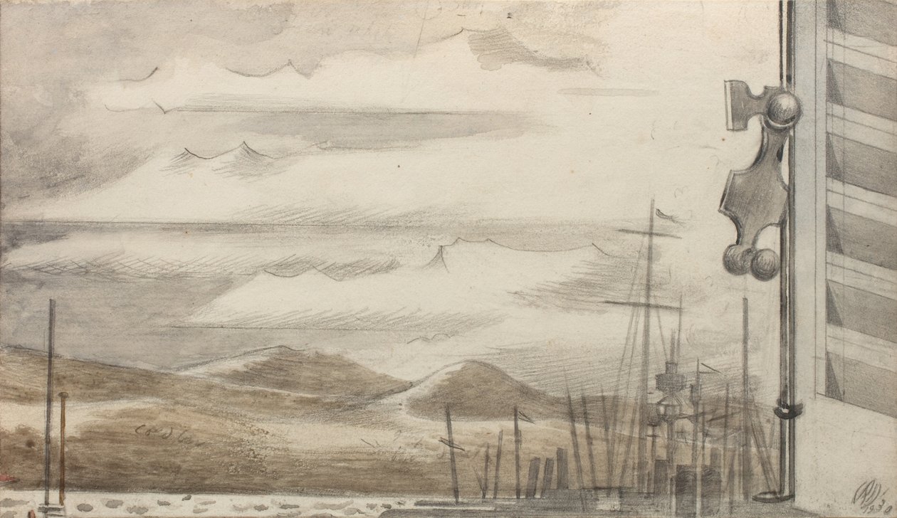 Flottan vid Toulon nr 1 av Paul Nash