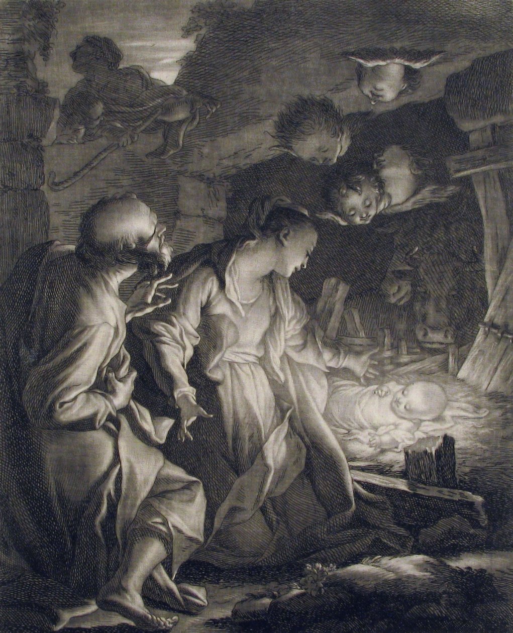 Födelse, 1727., 1727. av Paul Ponce Antoine Robert