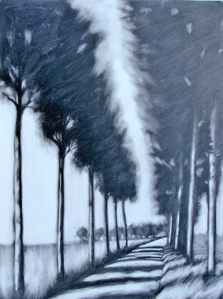 Avenue (akryl ombord) av Paul Powis