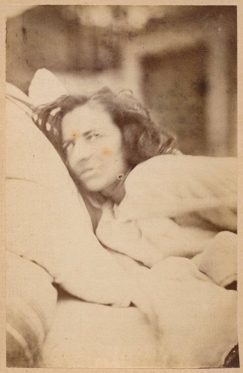 Hysterisk epilepsi, delirium, lust, platta XXXVI från "Iconographie Photographique de La Salpetriere" av Bourneville et P. Regnard, Paris, 1876 (albumenprint) av Paul Regnard