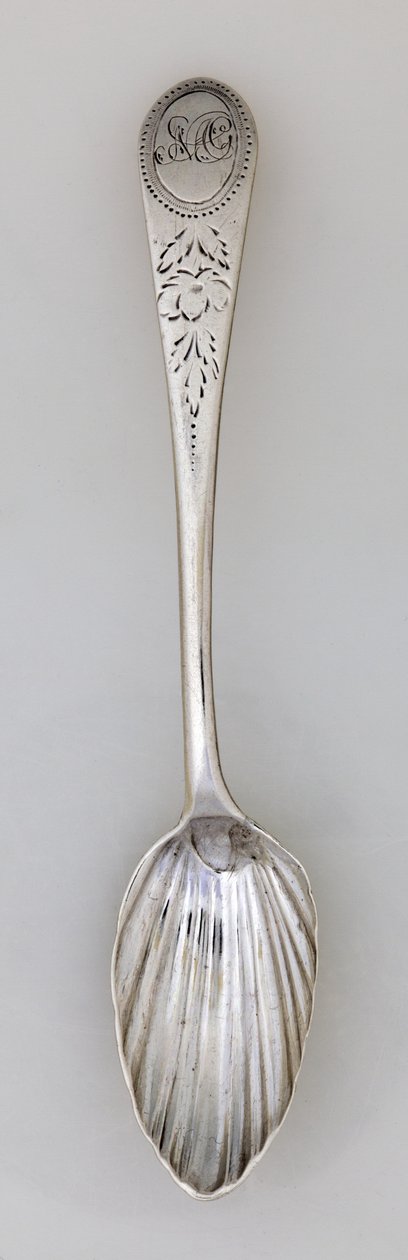 Riflerad tesked, ca 1785 (silver) av Paul Revere