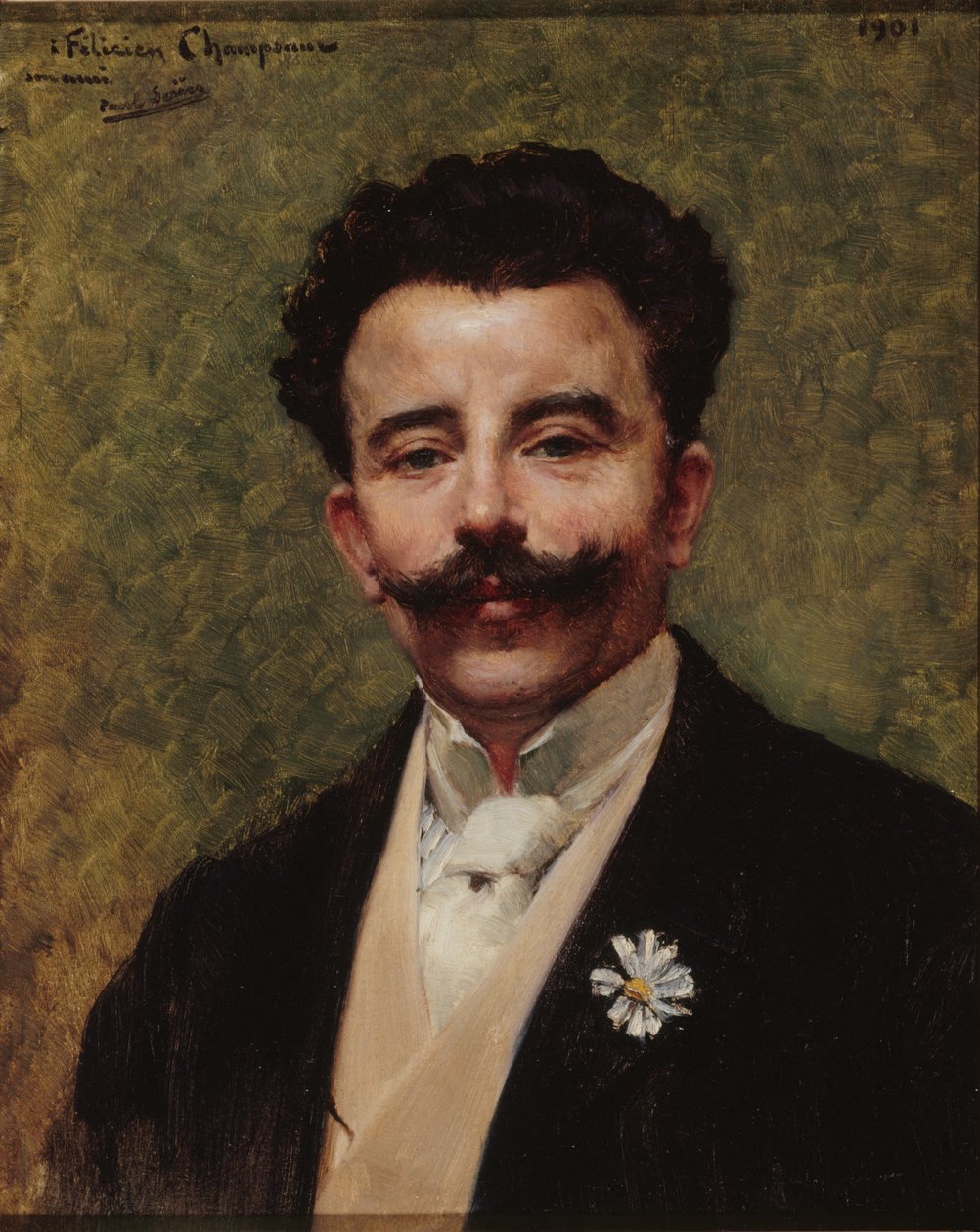 Porträtt av Felicien Champsaur 1859-1934, 1901. av Paul Saïn