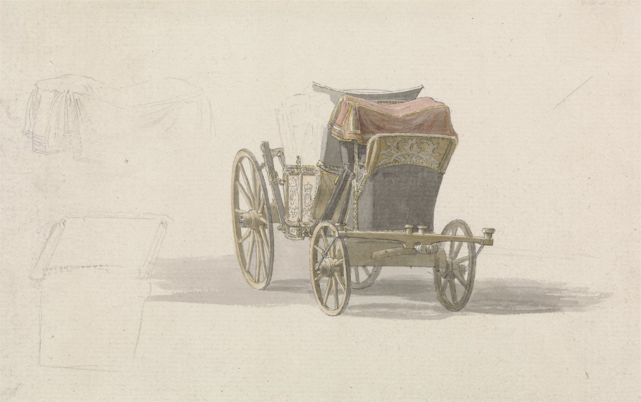 A Coach with Royal Coat of Arms, c.1764 (penna & w/c på papper) av Paul Sandby