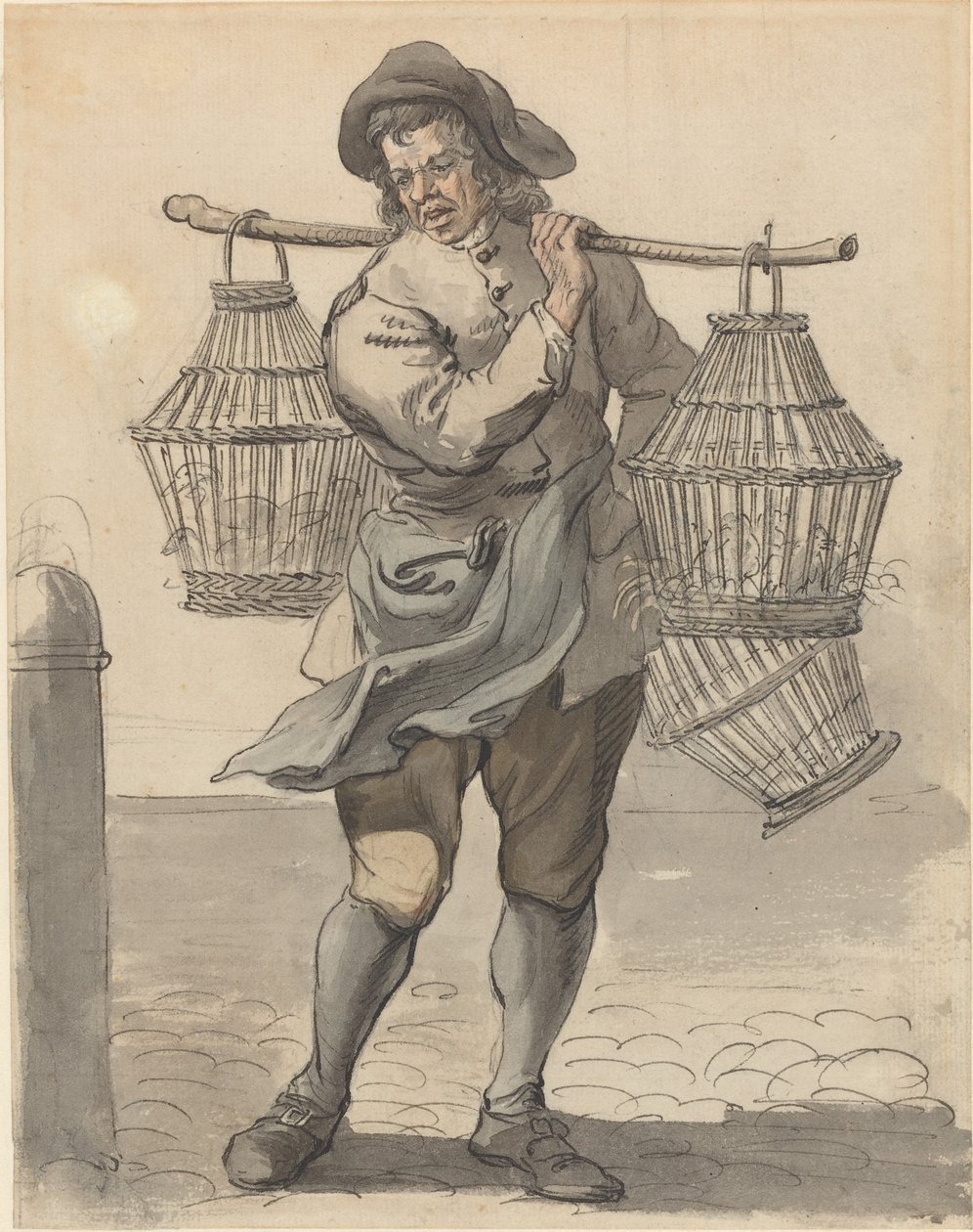 En fjäderfäsäljare av Paul Sandby