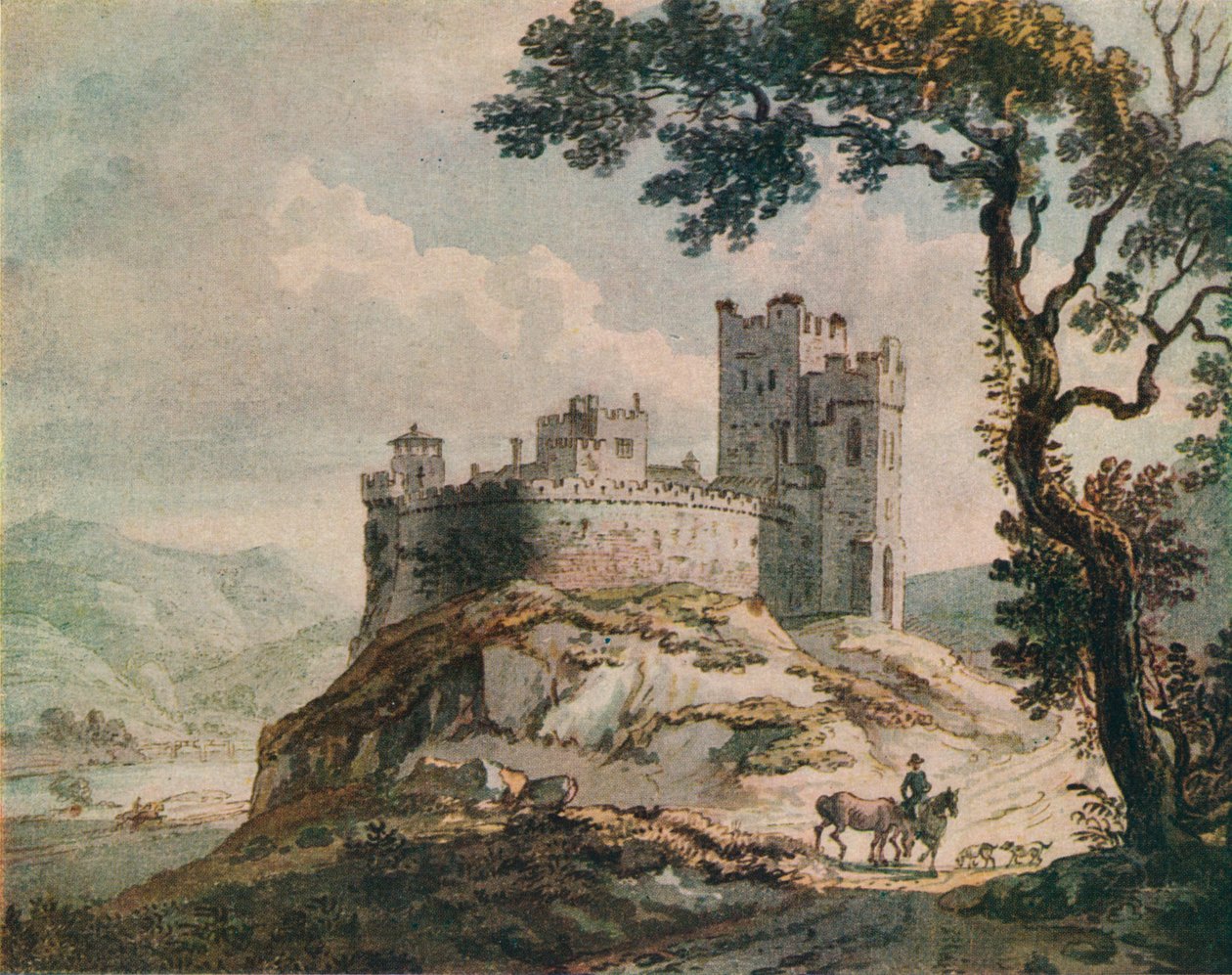 Ett gammalt slott, c1764 av Paul Sandby