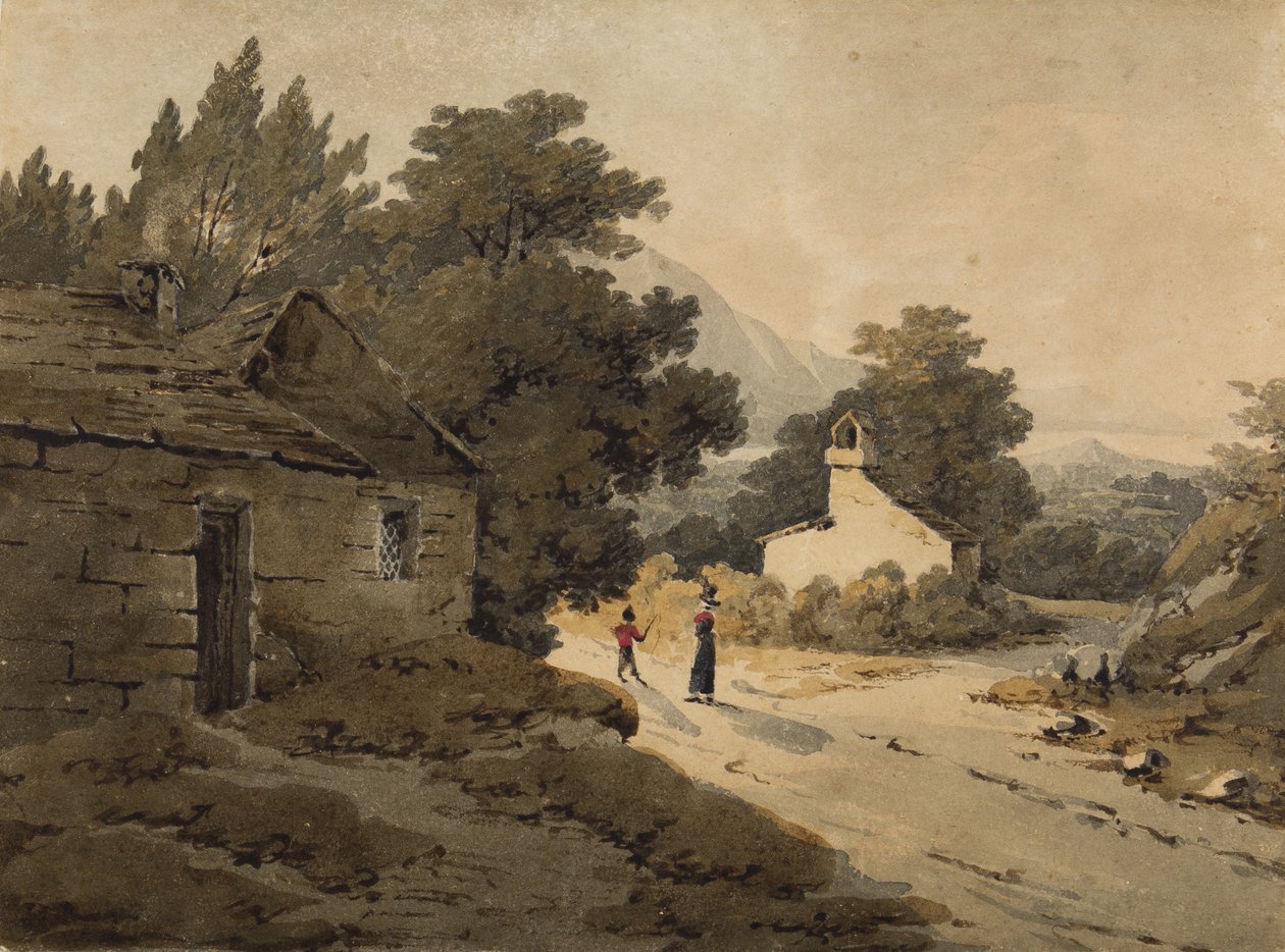 Bassenthwaite, Lake District (wc på papper) av Paul Sandby