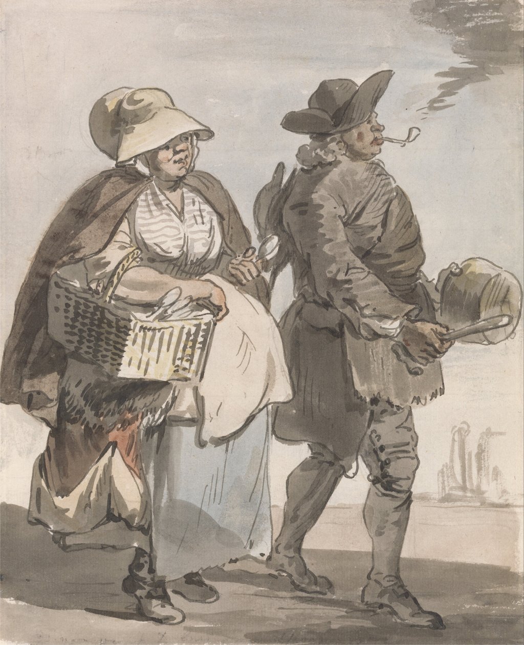 London Cries - Vill du ha några skedar... av Paul Sandby