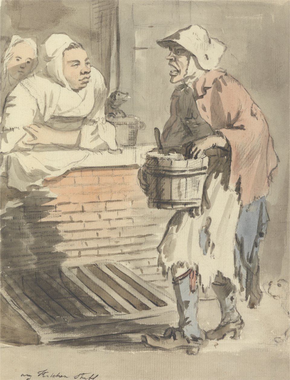 London Cries: "Any Kitchen Stuff" スウェーデン語 av Paul Sandby