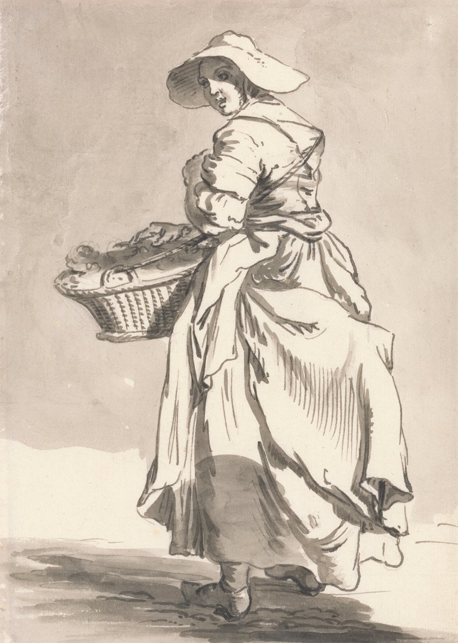 London Cries: Flowers スウェーデン語 av Paul Sandby