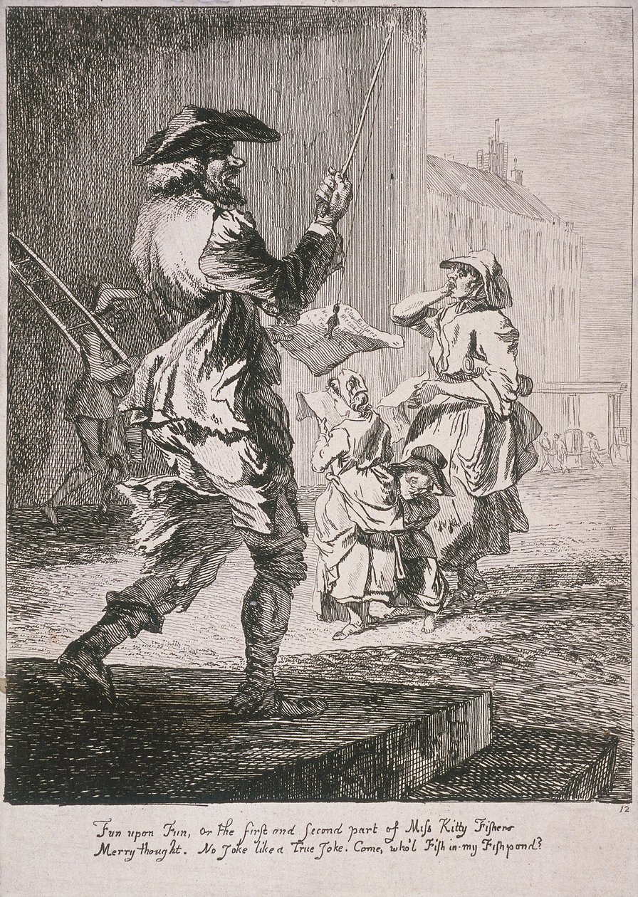 Gatuunderhållare, Cries of London, 1760 av Paul Sandby