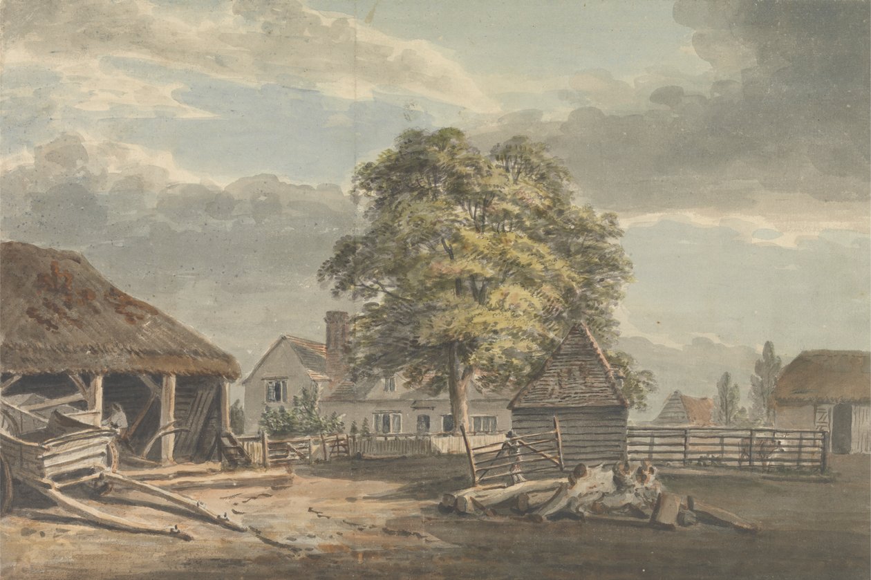 Woodyard, Great Windsor Park av Paul Sandby