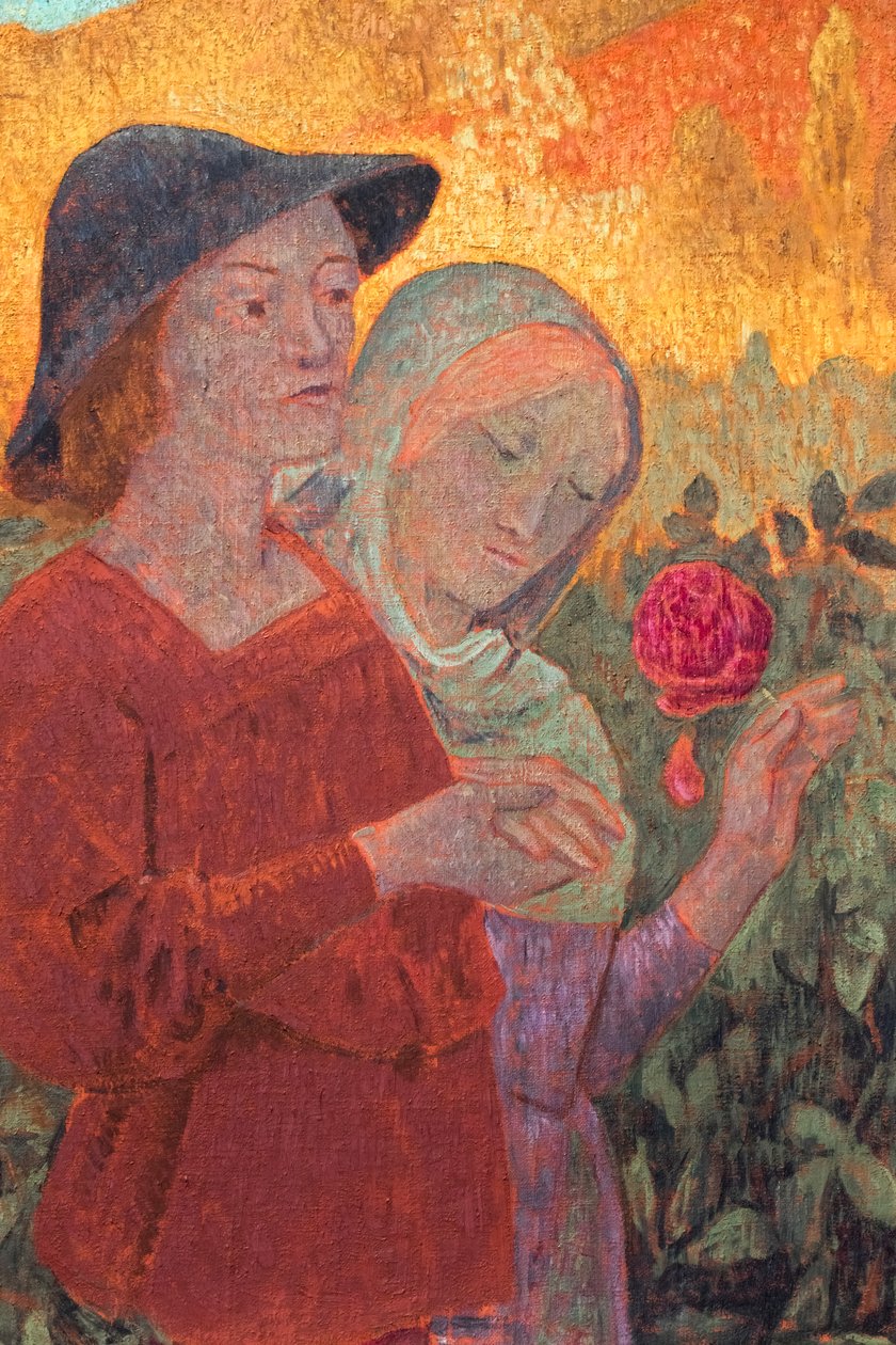 Mignonne, allons voir si la rose, detalj, ca 1910 (olja på duk) av Paul Serusier