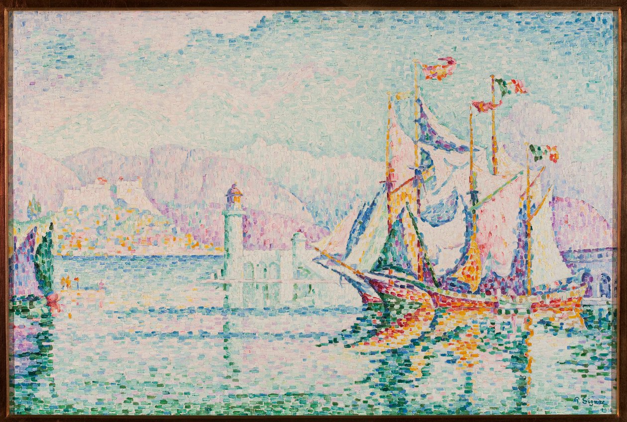 Antibes – Morgon av Paul Signac