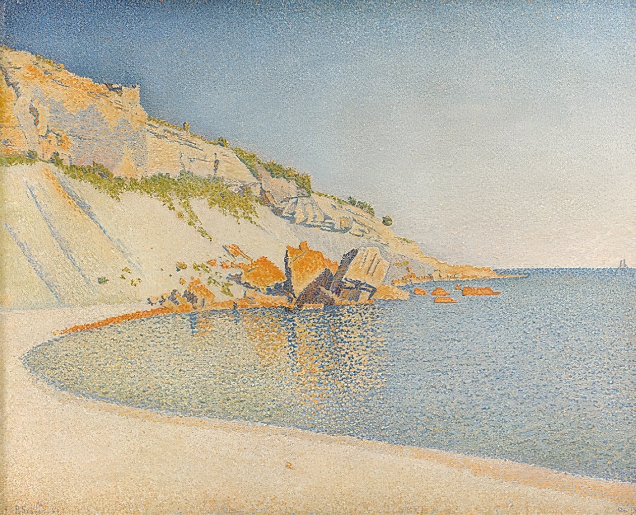 Cassis, Cape Lombard. 1889 av Paul Signac