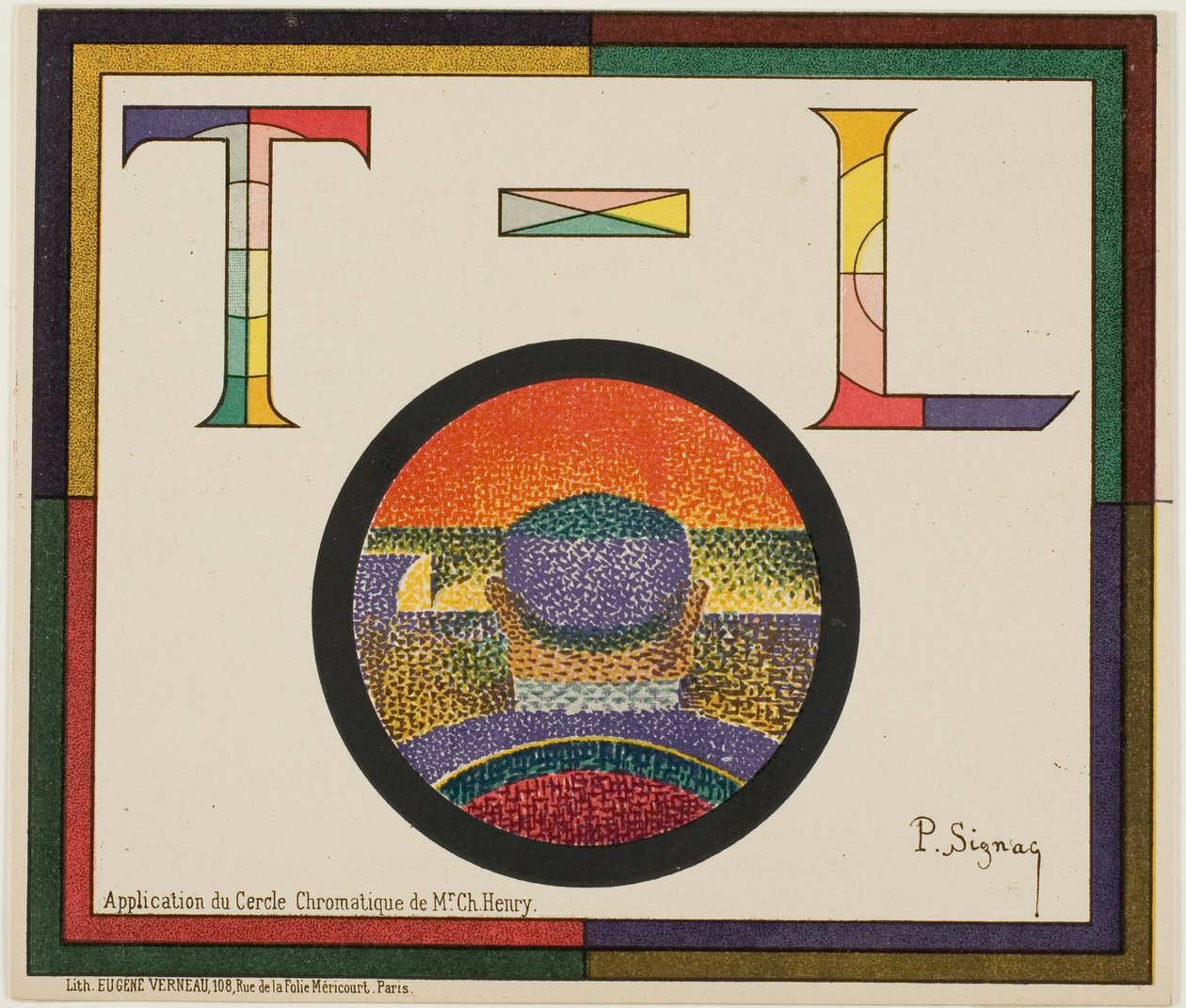 Kromatisk cirkel av Paul Signac