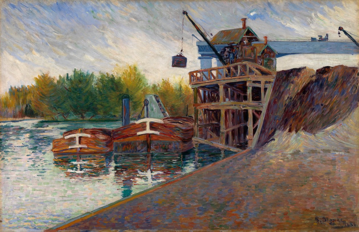 Kolkran, Clichy av Paul Signac