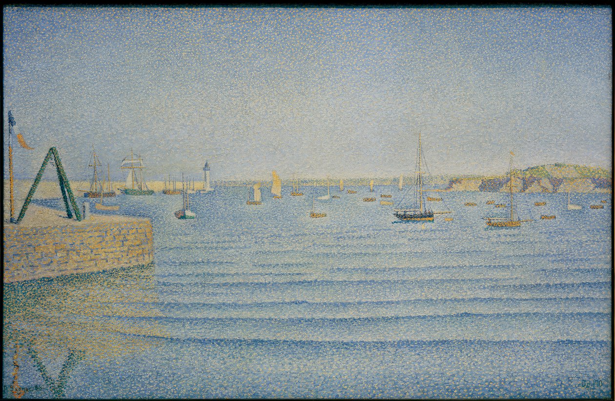 Hamnen i Portrieux av Paul Signac